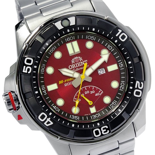 オリエント エムフォース 自動巻き メンズ 腕時計 SEL06001H0 (WV0091EL) レッド