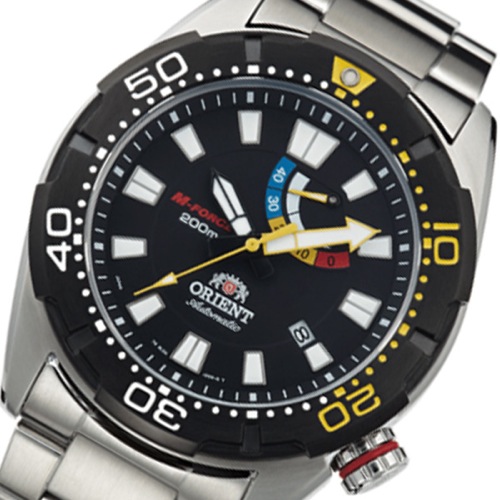 オリエント 200m 自動巻き メンズ 腕時計 SEL0A001B0(WV0181EL) ブラック