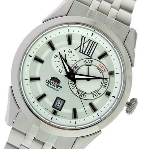オリエント 自動巻き メンズ 腕時計 SET0X005W0-B ホワイトシルバー/シルバー