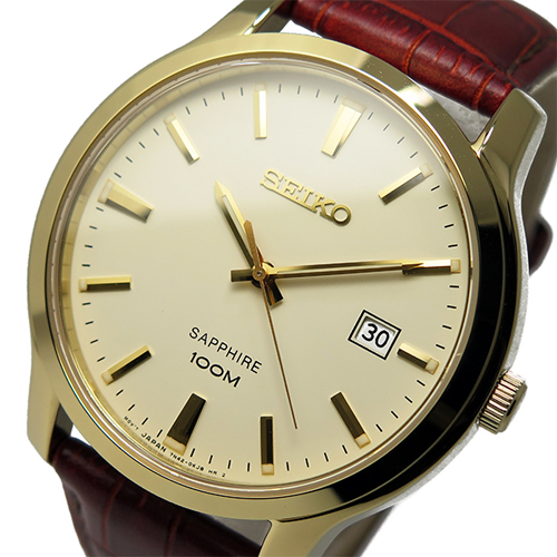 セイコー SEIKO クオーツ メンズ 腕時計 SGEH44P1 オフホワイト