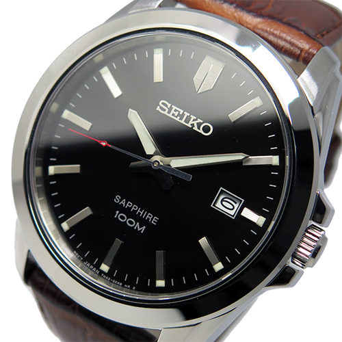 セイコー SEIKO クオーツ メンズ 腕時計 SGEH49P2 ブラック