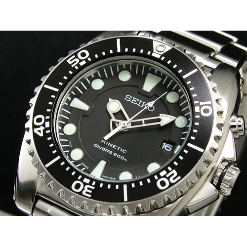 セイコー SEIKO キネティック KINETIC ダイバー メンズ 腕時計 SKA371P1