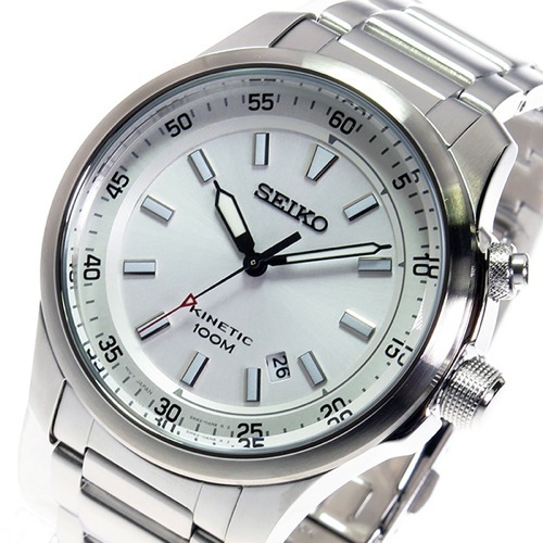セイコー SEIKO キネティック クオーツ メンズ 腕時計 SKA683P1 ホワイト