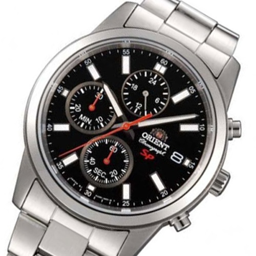 【送料無料】オリエント ORIENT クロノ クオーツ メンズ 腕時計 SKU00002B ブラック - メンズブランドショップ グラッグ