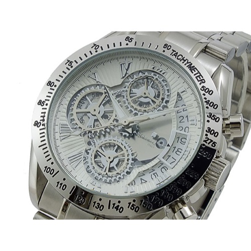 サルバトーレマーラ クオーツ メンズ クロノ 腕時計 SM13108-SSWH
