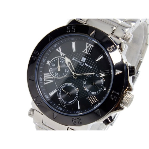サルバトーレマーラ クオーツ メンズ 腕時計 SM14118-SSBK