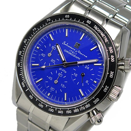 サルバトーレ マーラ クロノ クオーツ メンズ 腕時計 SM15111-SSBL ブルー