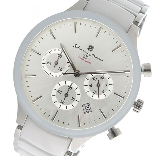 サルバトーレマーラ クオーツ メンズ 腕時計 SM17121-SSWH シルバー