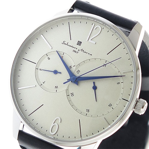 サルバトーレマーラ クオーツ メンズ 腕時計 SM18105-SSWH ホワイト