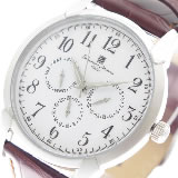サルバトーレマーラ 腕時計 メンズ SM18107-SSWH ホワイト ブラウン