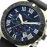 サルバトーレマーラ SALVATORE MARRA 腕時計 メンズ SM18118-SSBK クォーツ ネイビー ブラック