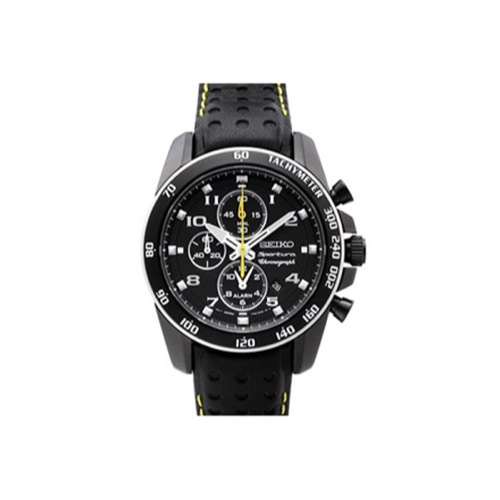 セイコー SEIKO スポーチュラ クオーツ メンズ クロノ 腕時計 SNAE67P1 ブラック