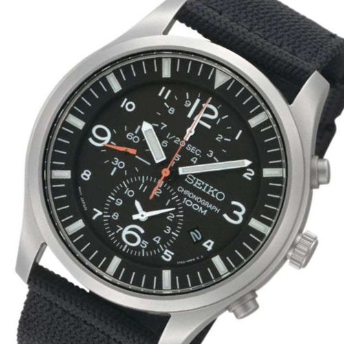 セイコー SEIKO クロノ メンズ 腕時計 SNDA57P1 ブラック