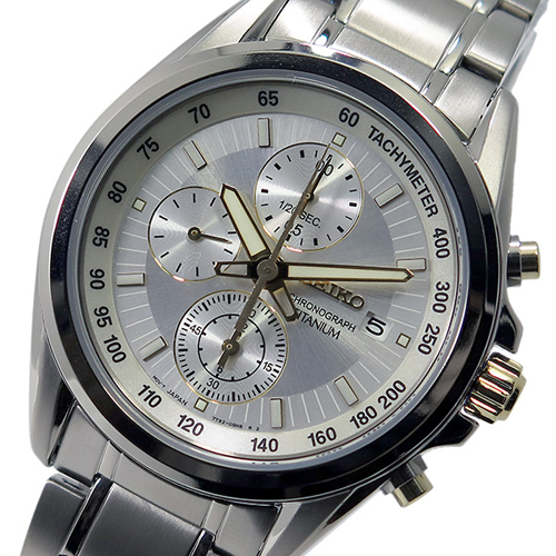 セイコー SEIKO クロノ クオーツ メンズ 腕時計 SNDC95P1 シルバー