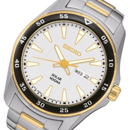 セイコー SEIKO クオーツ ソーラーダイバー メンズ 腕時計 SNE394P1 ホワイト