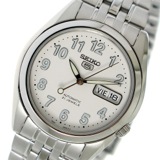 セイコー5自動巻き 腕時計 SNK377K1 ホワイト