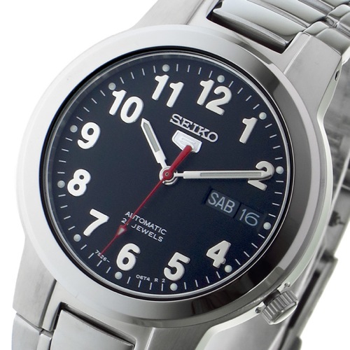 セイコー5 自動巻き メンズ 腕時計 SNKA15K1 ブラック