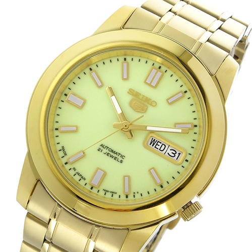 セイコー セイコー5 自動巻き メンズ 腕時計 SNKK24J グリーン