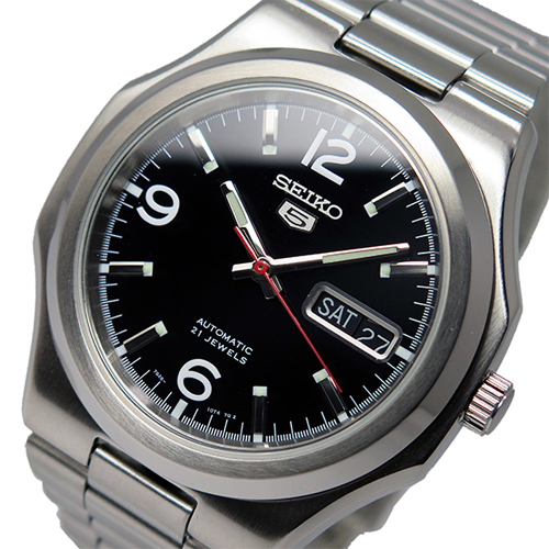 【送料無料】セイコー SEIKO セイコー 5 スポーツ 自動巻き メンズ 腕時計 SNKK59K ブラック - メンズブランドショップ グラッグ