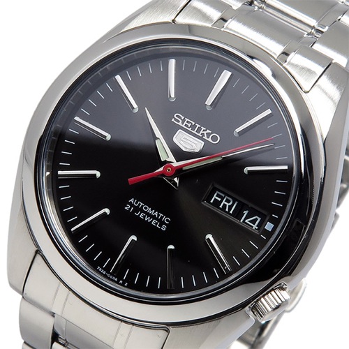 セイコー SEIKO セイコーファイブ 自動巻き メンズ 腕時計 SNKL45K1 ブラック