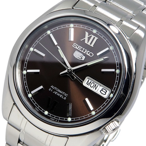 セイコー SEIKO セイコーファイブ 自動巻き メンズ 腕時計 SNKL53K1 ブラウン