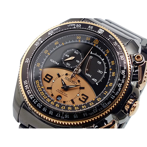 セイコー キネティック クロノグラフ リミテッドエディション メンズ 腕時計 SNL068