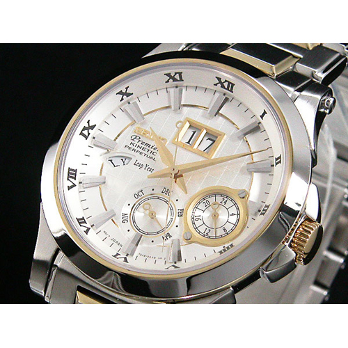セイコー プルミエ キネティック メンズ パーペチュアル 腕時計 SNP004P1