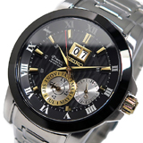 セイコー プルミエ キネティック クオーツ メンズ 腕時計 SNP129P1 ブラック
