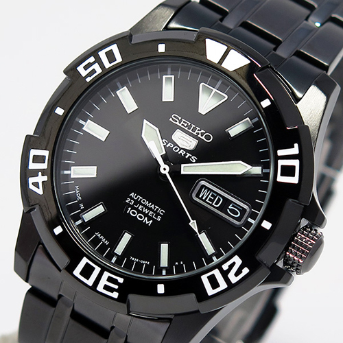 セイコー SEIKO 5 スポーツ 自動巻き メンズ 腕時計 SNZJ41J1 ブラック