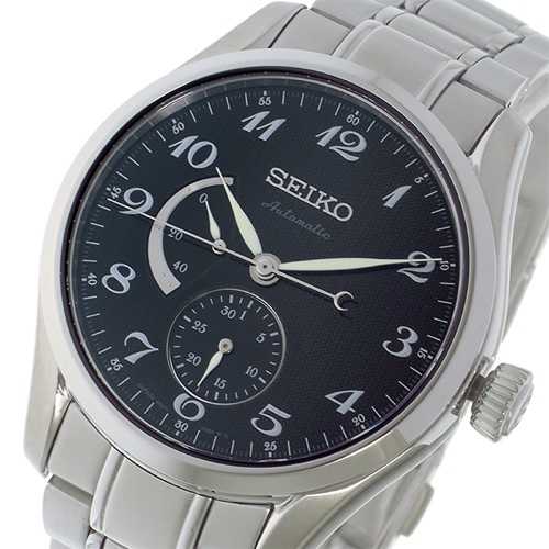 セイコー プレサージュ 自動巻き メンズ 腕時計 SPB043J1 ブラック