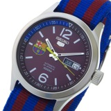 SEIKO 5 スポーツ FCバルセロナ 自動巻き 腕時計 SRP305K1 レッド