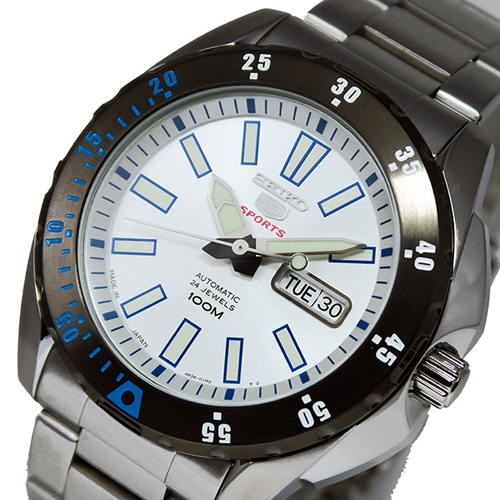 セイコー ファイブ 5 自動巻き スポーツ メンズ 腕時計 SRP359J1 ホワイト