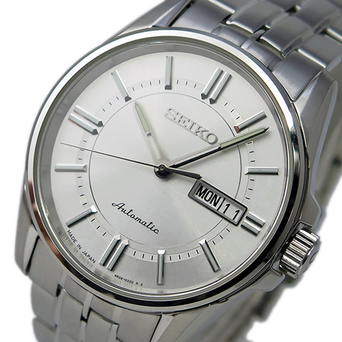 セイコー SEIKO プレサージュ 自動巻き メンズ 腕時計 SRP399J1 ホワイト
