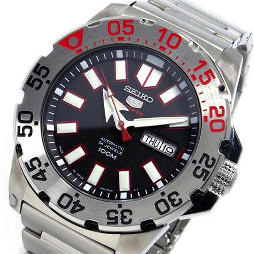 セイコー SEIKO 自動巻き メンズ 腕時計 SRP485J1 ブラック