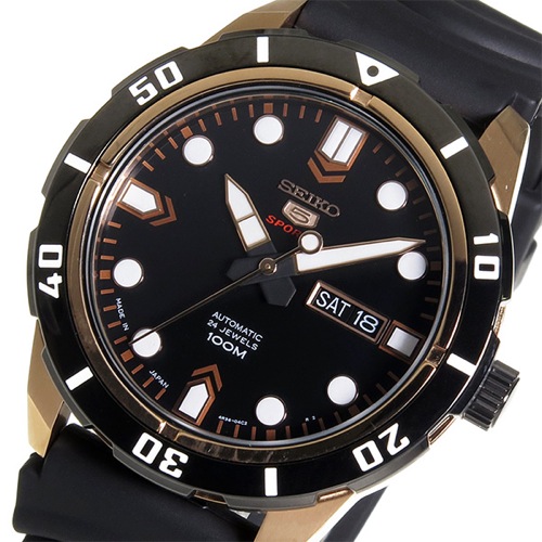 セイコー 5 スポーツ 自動巻き メンズ 腕時計 SRP680J1 ブラック