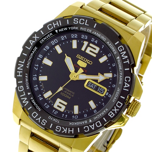 セイコー SEIKO セイコー5 スポーツ SPORTS 自動巻き メンズ 腕時計 SRP690J1 ブラック