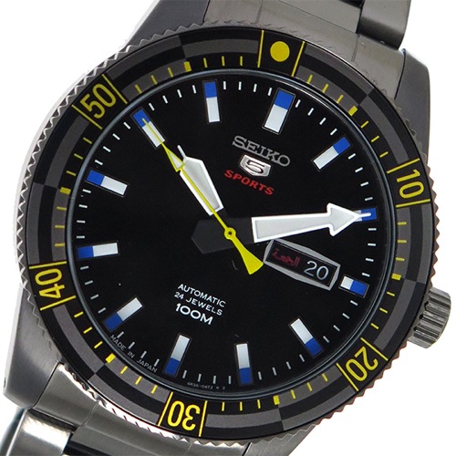 セイコー 自動巻き メンズ 腕時計 SRP737J1 ブラック