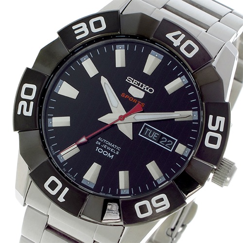 セイコー SEIKO セイコー5 スポーツ SPORTS 自動巻き メンズ 腕時計 SRPA55J1 ブラック