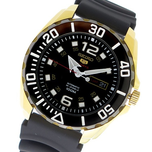 セイコー5 スポーツ 自動巻き メンズ 腕時計 SRPB40J1 ブラック