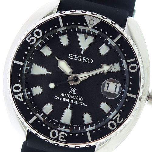 セイコー プロスペックス 自動巻き メンズ 腕時計 SRPC37K1 ブラック/ブラック