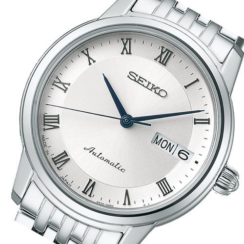 セイコー SEIKO プレザージュ 自動巻き メンズ 腕時計 SRRY013 シルバー 国内正規