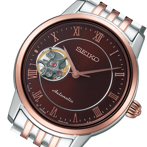 セイコー SEIKO プレザージュ 自動巻き メンズ 腕時計 SRRY020 チョコ 国内正規