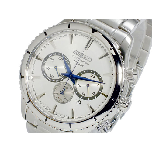 セイコー SEIKO クオーツ メンズ クロノグラフ 腕時計 SRW033P1