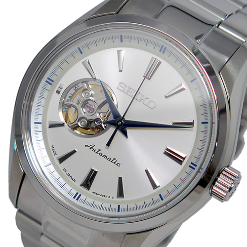 セイコー SEIKO プレサージュ 自動巻き メンズ 腕時計 SSA255J1 ホワイト