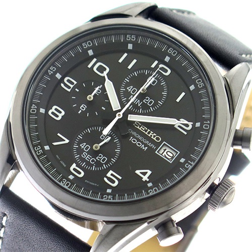 セイコー クオーツ メンズ 腕時計 SSB277P1 ブラック