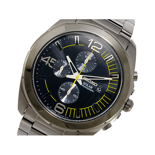 セイコー SEIKO ソーラー メンズ クロノ 腕時計 SSC217P1