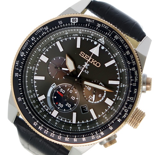 セイコー プロスペックスソーラー メンズ 腕時計 SSC611P1 ダークグレー