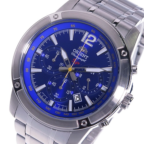 オリエント ORIENT SP クロノ クオーツ メンズ 腕時計 STW01004D0 ブルー