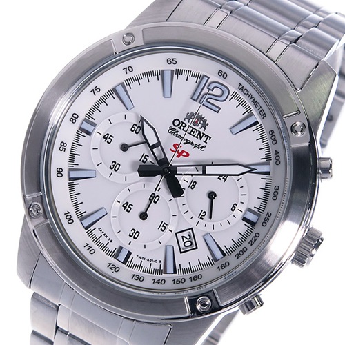 オリエント ORIENT SP クロノ クオーツ メンズ 腕時計 STW01005W0 シルバー