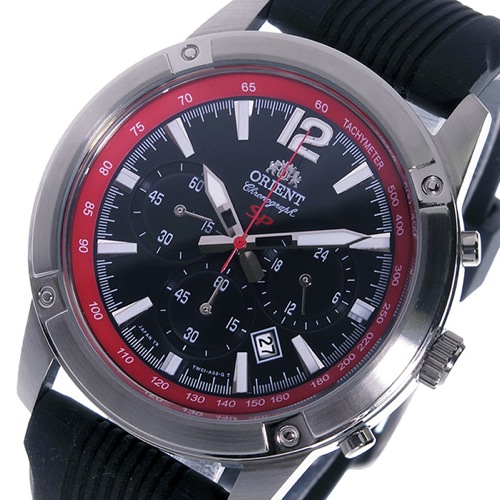オリエント ORIENT SP クロノ クオーツ メンズ 腕時計 STW01006B0 ブラック